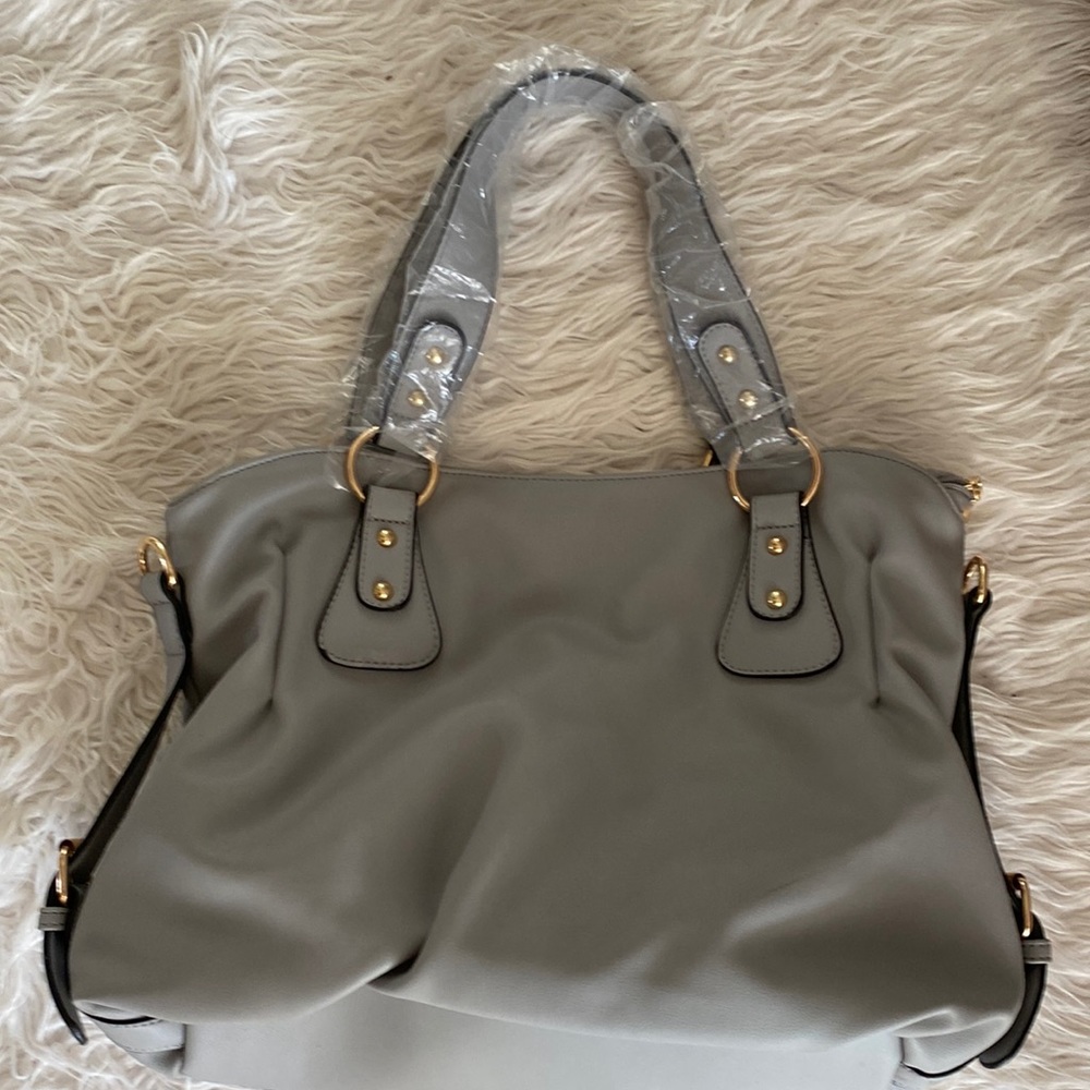 Gray purse